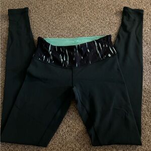 Lululemon dark teal leggings